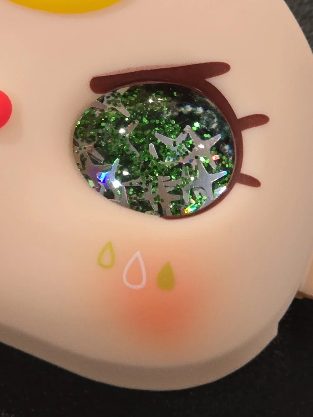 Baby Three Rare Motion Glitter Eyes Face Replacement